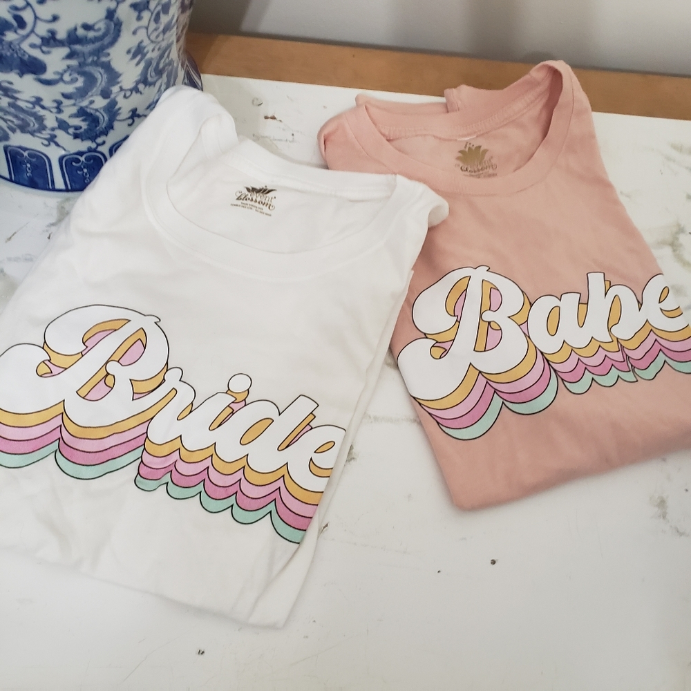 Bride & Babe Retro Ts